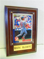 Mark McGwire Card, Plaque Upper Deck