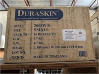 Duraskin Pre-Powered Nitrile Disposable Gloves (sm