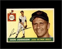 1955 Topps High #165 Don Johnson EX to EX-MT+