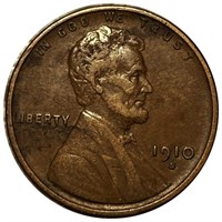 1910-S Lincoln Wheat Penny CLOSELY UNCIRCULATED