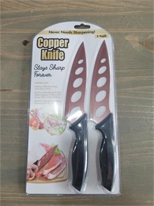 2 pack Copper Knife Set