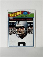 1977 Topps Hof Ray Guy Card