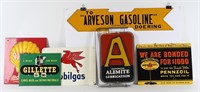 6- GAS & OIL SMALL SIGNS