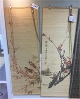 Set of (2) 24"x6' BAMBOO Blinds