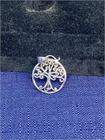 Sterling Silver tree pendant