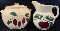 2pc Vintage Watt Pottery