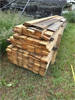 Pile of 2x6x12 Rought Cut Lumber