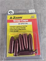 A-ZOOM PRECISION METAL SNAP CAPS 44 SPECIAL