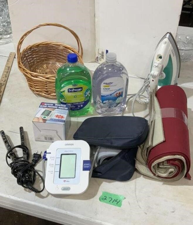 Iron, placements, blood pressure, monitors, soap