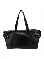 Celine Leather Studded Shoulder Bag