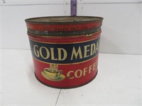 Old Gold Metal coffee tin