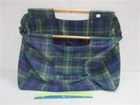 COLORFUL PLAID KNITTING BAG