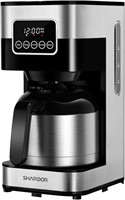 SHARDOR Programmable Coffee Maker with 8-Cup Therm