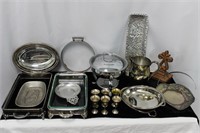 Silverplate, Pewter & Stainless Serving Collection