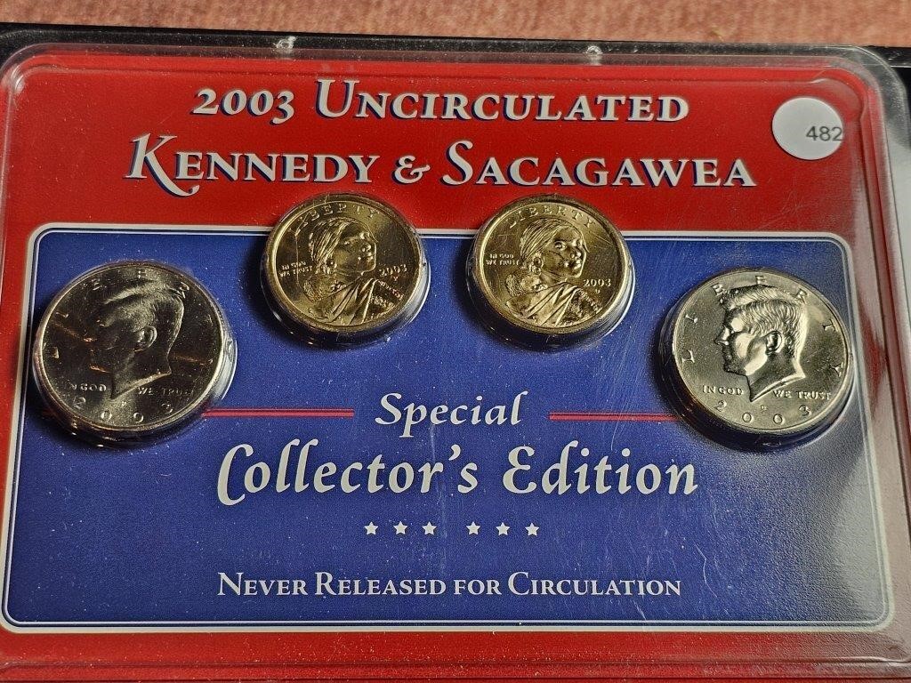 2003P & D Kennedy & Sacagawea Special .....