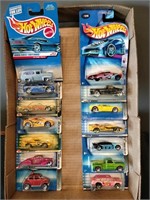 Flat of Hot Wheels