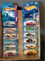 Flat of Hot Wheels