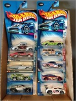 Flat of Hot Wheels