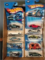 Flat of Hot Wheels