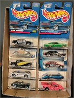 Flat of Hot Wheels