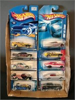 Flat of Hot Wheels