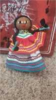 Vtg handmaid Native doll