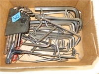 Box of Allen Wrenches / Hex Key SAE & Metric