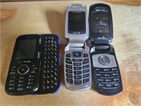 Vintage Cell Phone Lot - Flip Phones, Slider