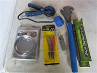 tools,magnet tray & sharpening stone