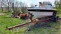 18ft Fiberglass Boat ,Trailer, I/O,*O/S