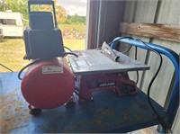 Table saw and Compressor