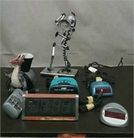 Box-Robot Light,Dragon Light, & 4 Alarm Clocks