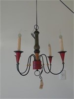 Wood & Metal Chandelier