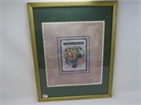 Signed Sunflower Print by Mary Beth Zeitz -