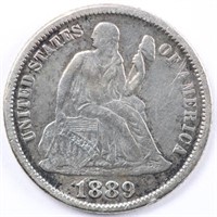 1889 Seated Liberty Dime