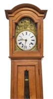 FRENCH MORBIER FRUITWOOD LONG CASE CLOCK