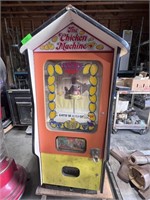 Vintage 24"x24"x60" The Chicken Machine Lucky Egg