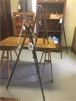 4 Vintage Tripods (would make great lamps)