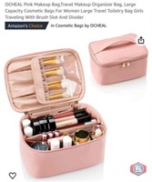 New 41 pcs; Makeup Bag for Women Large Travel