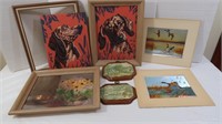 Misc Vintage Picture Lot - Paint by Number,