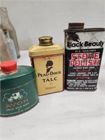 3 Vintage Tins