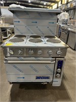 New Imperial IR-6-E Electric Range 6 Burner 36"