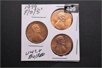 1979-P/D/S U.S. Lincoln Cents