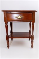 A Classic Form Mahogany Nightstand