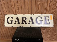 "Garage" Tin Sign 30x8