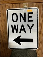 One Way Sign 18x24