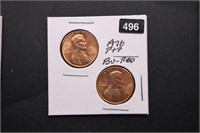 1976-P/D U.S. Lincoln Cents
