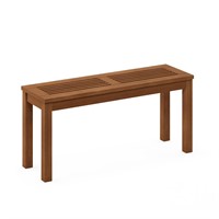 Tioman Promo Backless Hardwood Outdoor Bench