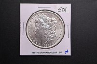 1884-O U.S. Morgan silver Dollar