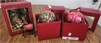 3 Waterford Holiday Heirloom Christmas Ornaments